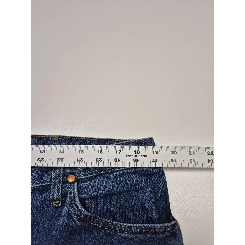Wrangler A102 Jeans Mens 36x32 Blue Relaxed Fit Straight Leg Denim